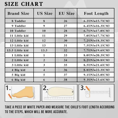 Vista 6 de Zapatos negros para niños y niñas, zapatillas de tenis para niños, zapatos escolares para niños pequeñosniños grandes