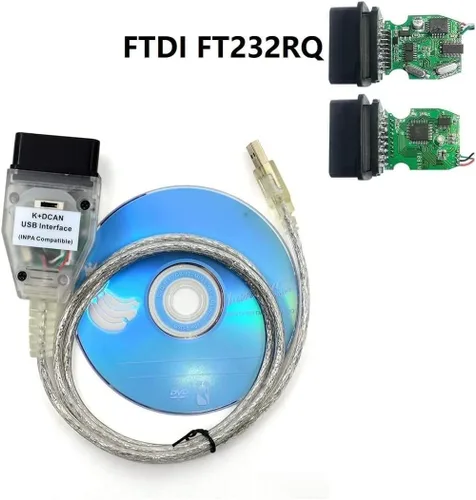 Vista 2 de Antibreak cable inpa k d can k+ can ediabas USB obd2 kcan dcan Interfaz Interruptor OBDii para BMW (switch2)