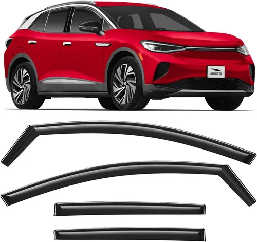 Vista 60 de Voron Glass in-Channel Rain Guards for Chevy Equinox 2018-2024 Para Equinox 18-24
