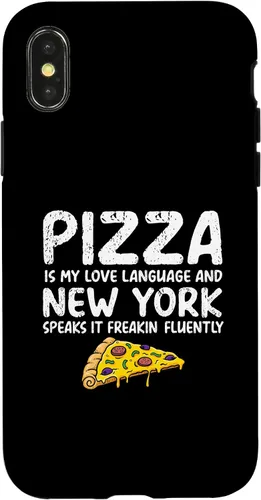 Vista 5 de iPhone 16 Pizza is my love language and New York speaks it freakin Case