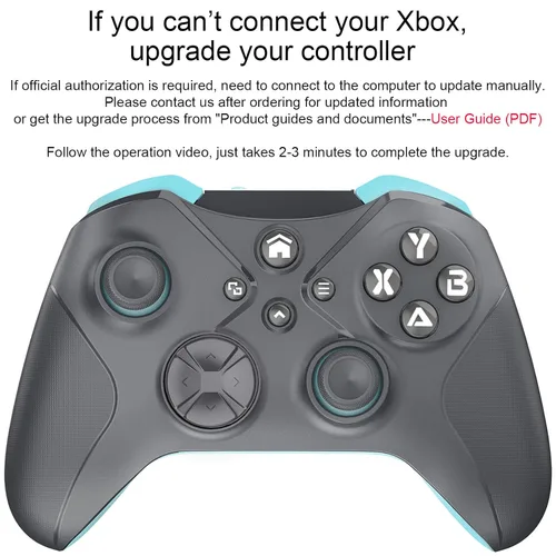 Vista 6 de Need to Upgrade Wireless Controller for Xbox, Game Controller Compatible with Xbox One, Xbox Series XS, Xbox One XS, iOS, Android, Steam Windows PC