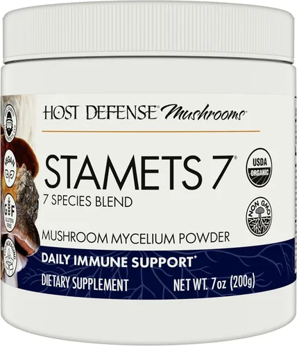 Vista 10 de Host Defense Stamets 7 Polvo de Hongos – Mezcla de 7 Especies – Suplemento de Hongos para Apoyo Inmunológico con Royal Sun Blazei, Cordyceps