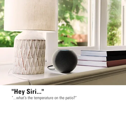 Vista 5 de Eve Weather - Apple HomeKit Hogar Inteligente, Estación Meteorológica Conectada para Exteriores para Seguimiento de Temperatura, Humedad y Presión