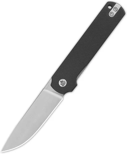 Vista 4 de QSP Lark - Cuchillo de bolsillo plegable, 3.15 pulgadas Sandvik 14C28N Negro