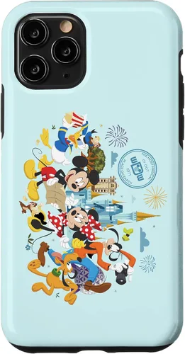 Vista 29 de Walt Disney World 50th Anniversary Mickey and Friends - Carcasa para iPhone 17, color azul