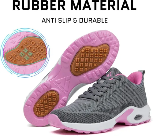 Vista 6 de Mishansha - Tenis para mujer, transpirables, con amortiguación de aire, para correr y caminar