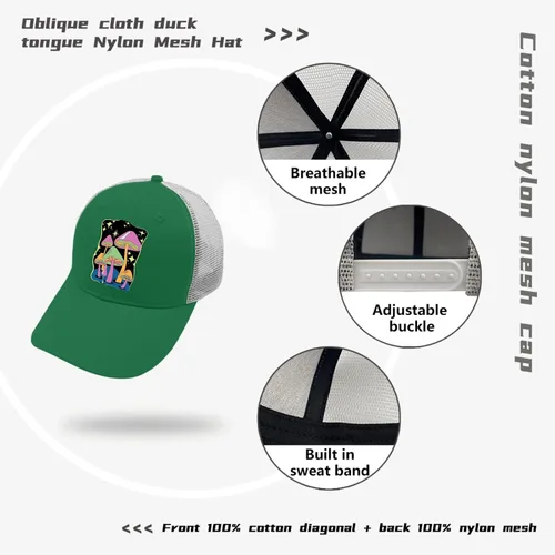 Vista 7 de devor Baseball Caps Magic Mushroom Dad Hats, Graphic Caps for Men