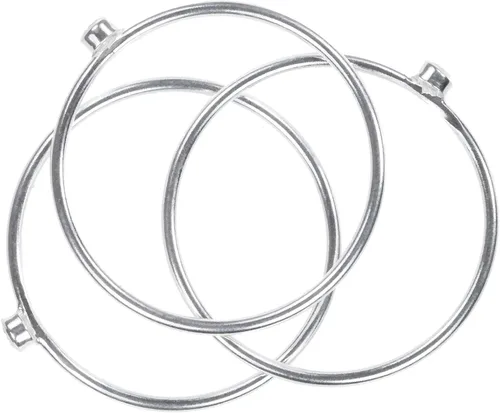 Vista 4 de uGems - Anillos apilables con circonita cúbica blanca, varios tamaños y metales.