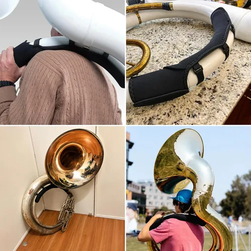 Vista 8 de Neotech Sousaphone Hombrera, Negro