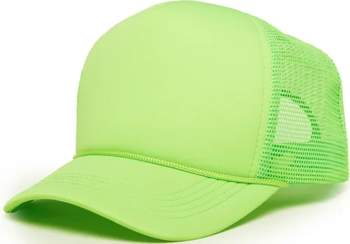 Vista 20 de Funky Junque Sombrero de camionero ligero Snapback de espuma de malla en Negro/Negro