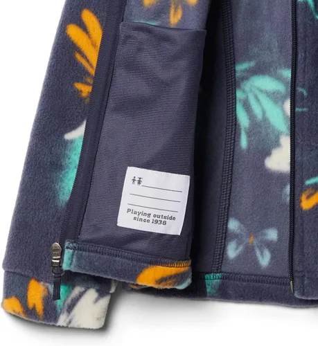 Vista 8 de Columbia Chaqueta de vellón estampada Benton Springs II para niñas