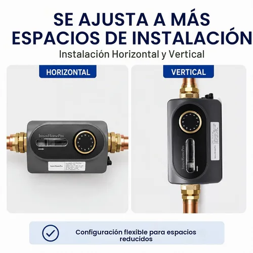 Vista 4 de Filtro de sedimento giratorio para toda la casa, prefiltro desechable de doble capa de 40 micrones para agua de pozos y ciudad, diseño