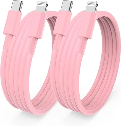 Vista 11 de Cable largo de carga rápida de 10 pies para iPhone 12, 13, 14, [certificado MFi de Apple], cable USB C a Lightning, puerto tipo C compatible