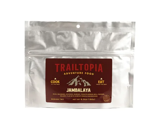 Vista 27 de Trailtopia Burrito de carne y frijoles negros, cena de senderismo liofilizada, sabor delicioso, preparación rápida y fácil, ligera, perfecta