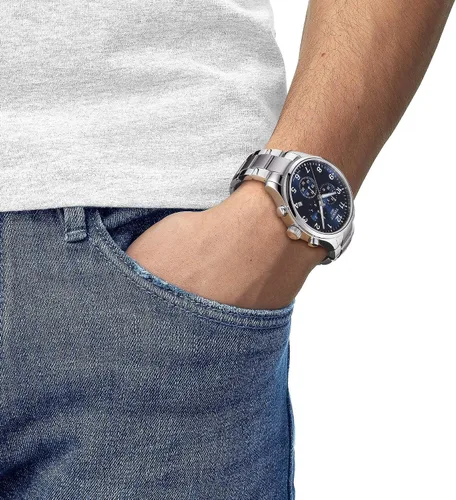 Vista 3 de Tissot Reloj casual Chrono XL de acero inoxidable para hombre