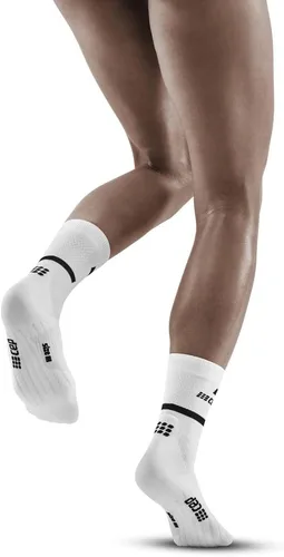 Vista 2 de Calcetines deportivos para correr para mujer, de corte redondo, calcetines CEP de corte medio