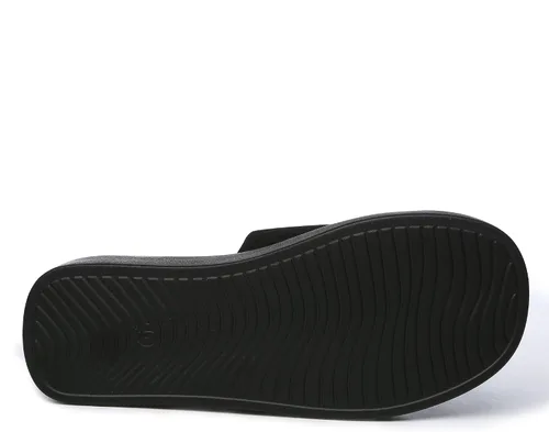 Vista 5 de Rihero Sandalias de plataforma de punto para mujer, cómodas, puntera abierta, deslizantes gruesos