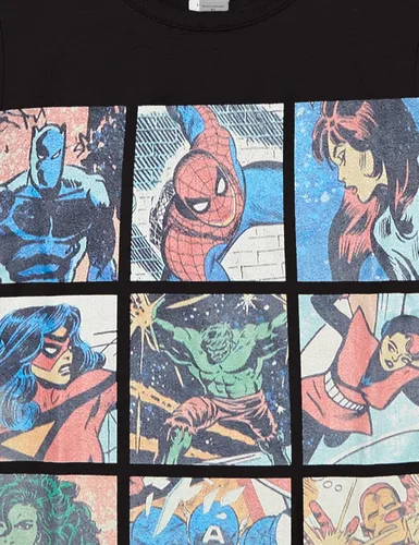Vista 2 de Marvel Camiseta Pastel Heroes para niña