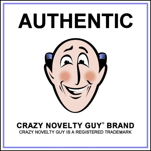Vista 3 de Crazy Novelty Guy Calcetines de broma de la vieja escuela (par real de calcetines de estilo retro incluidos), para bromas, chistes prácticos