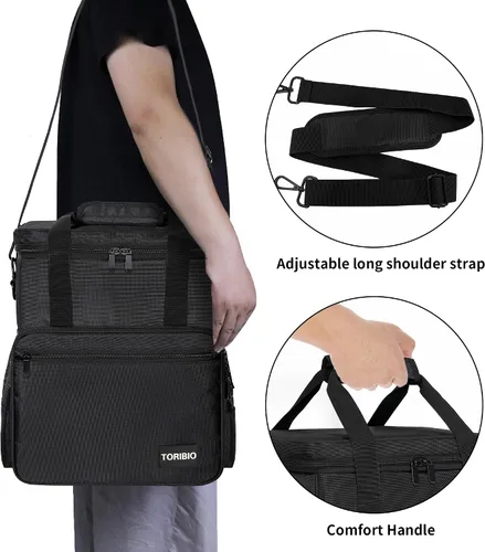 Vista 5 de TORIBIO Bolsa de almacenamiento para batidora de cocina compatible con KitchenAid y accesorios extra, bolsa/estuche portátil para batidora de 4.5