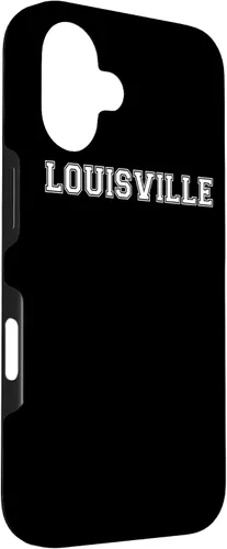 Vista 3 de iPhone 16 College University style Louisville Kentucky Sports Fan Case