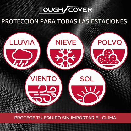 Vista 5 de Cubierta resistente para soplador de nieve, Basic 210D, ajuste estándar, color negro