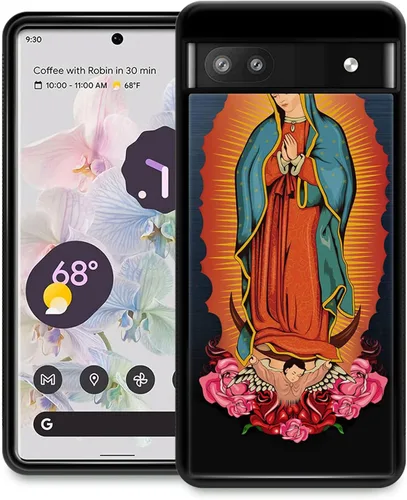 Vista 44 de CARLOCA Funda compatible con Google Pixel 6, diseño gráfico de moda a prueba de golpes, protección antiarañazos y caídas, Google Pixel 6 en blanco