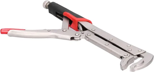 Vista 4 de Alicates de bloqueo extendidos, agarre de mandíbula curvado extra largo de 80 grados para carpintería, herramientas manuales para agarrar, sujetar