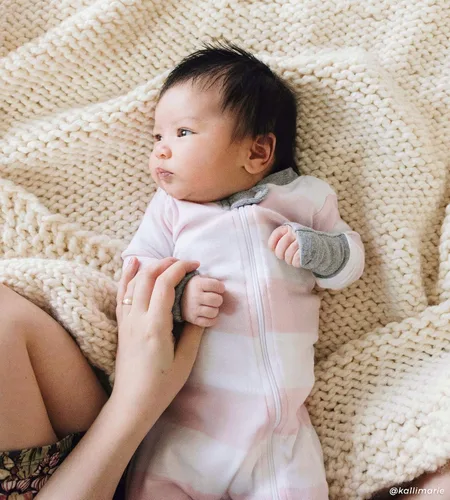 Vista 3 de Burt's Bees - Paquete de 2 pijamas antideslizantes para bebés y niñas