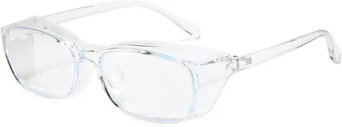 Vista 13 de Gafas de seguridad anti-niebla arañazos marco claro, 2021 nuevo TR90 gafas de bloqueo de luz azul
