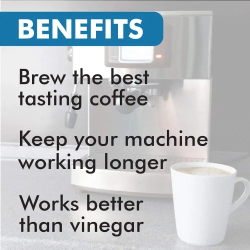 Vista 3 de Descalcificador (2 usos por botella) – Solución descalcificadora universal para Keurig, Nespresso, Delonghi y todas las máquinas de café y espresso