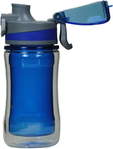 Vista 2 de Bubba Botella Flo Fusion de 12 oz (azul)