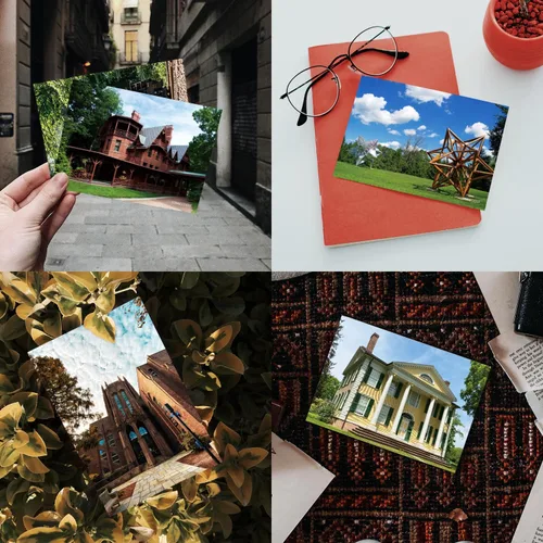 Vista 7 de Paquete de 20 postales de paisaje vintage de Estados Unidos de Connecticut, tarjetas postales de todo el mundo, tarjetas de felicitación para viajes