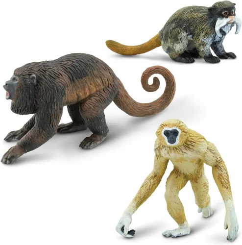 Vista 6 de Safari Ltd. Primates TOOB - Figuras de varios monos - Divertido juguete educativo para niños, niñas y niños a partir de 3 años