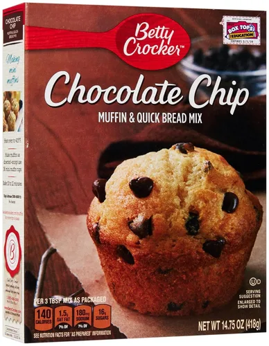 Vista 12 de Betty Crocker Mezcla de muffins de nuez de plátano, hecha con nueces, 6.4 onzas (paquete de 9)
