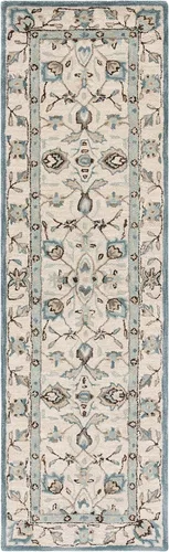 Vista 20 de SAFAVIEH Antiquity Collection - Alfombra decorativa de 3 x 5 pies, color marfil y beige, hecha a mano, lana tradicional, ideal para zonas de alto