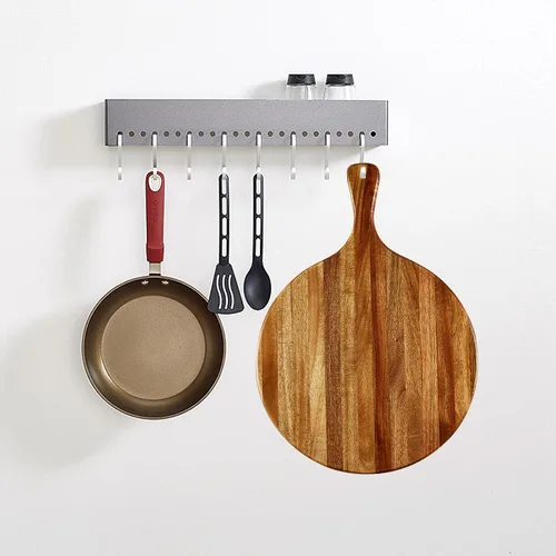 Vista 6 de Tabla de cortar redonda de madera de acacia con asa - Tabla de charcutería de madera, tabla de cortar y servir versátil para pizza, pan, queso