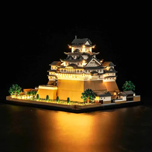 Vista 4 de LocoLee Kit de luces LED compatible con LEGO Himeji Castle 21060, LEGO Architecture Castle Creative Lighting Set Accesorios compatibles con LEGO