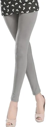 Vista 10 de TheFancyPumpkin Leggings deportivos de seda fría con protección UV para mujer