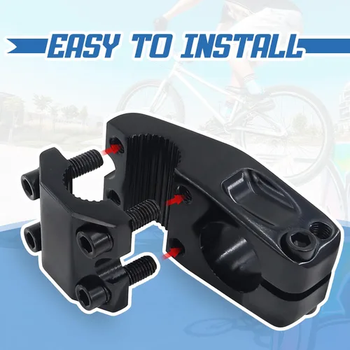 Vista 4 de Vástago de bicicleta para bicicleta BMX aleación de aluminio engranaje fijo vástago de bicicleta
