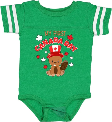 Vista 36 de inktastic My First Canada Day Baby Bodysuit