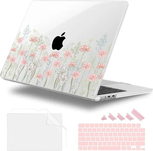 Vista 19 de Funda para MacBook Air de 15 Pulgadas 2025 2024 2023 Versión M4 A3241 M3 A3114 M2 A2941, Carcasa Rígida con Protector de Pantalla y Cubierta