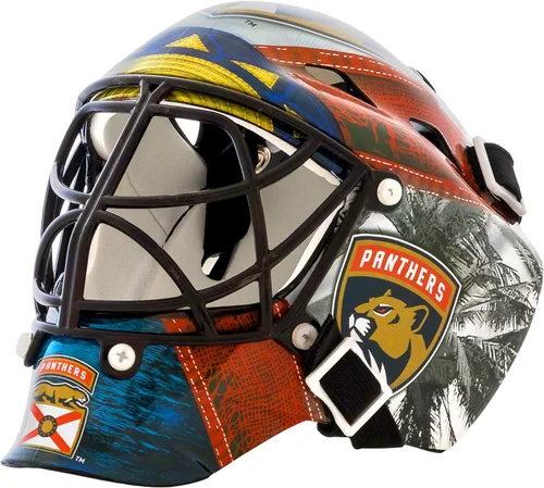 Vista 49 de Franklin Sports mini máscara para portero con logo de la NHL