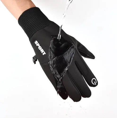 Vista 2 de Guantes de invierno para hombres y mujeres, guantes de pantalla táctil, guantes cálidos para clima frío, guantes de trabajo para el congelador