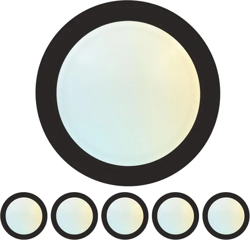 Vista 13 de LUXRITE Lámparas de disco LED de 6 pulgadas, lámpara de techo de montaje empotrado regulable, 5CCT seleccionables 2700K 3000K 3500K 4000K 5000K
