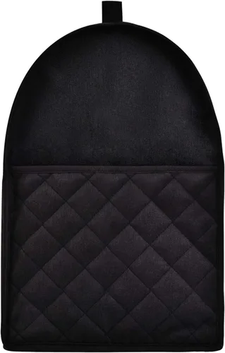Vista 3 de Funda a prueba de polvo para batidora de pie de KitchenAid, con múltiples bolsillos para varios accesorios de electrodomésticos de cocina, Negro