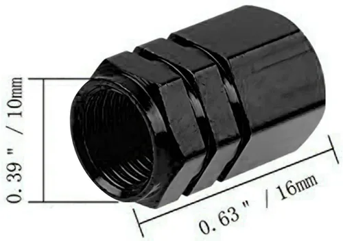 Vista 6 de Xotic Tech - Juego de gancho de remolque de aluminio negro para parachoques delantero + tapones de válvula de aire para vástagos de rueda + tapas