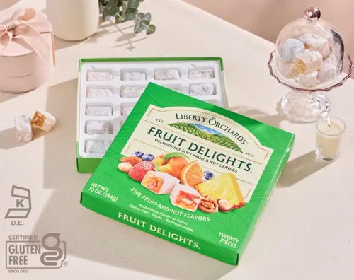Vista 4 de Liberty Orchards Delicias de frutas y delicias de postres, paquete de 20 onzas