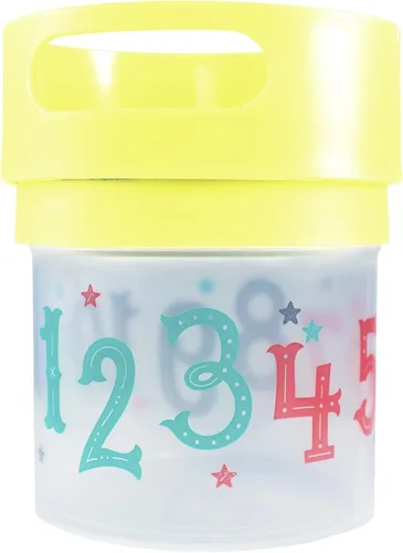 Vista 4 de Munchie Mug Taza de aperitivos a prueba de derrames, negro, tarro de 12 onzas, fabricado en los Estados Unidos