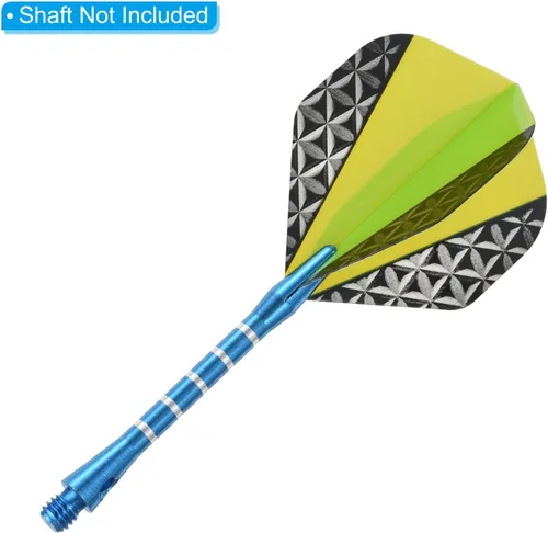 Vista 4 de PATIKIL Dart Flights - Accesorios de dardos estándar PET piezas de repuesto para punta suave y de acero